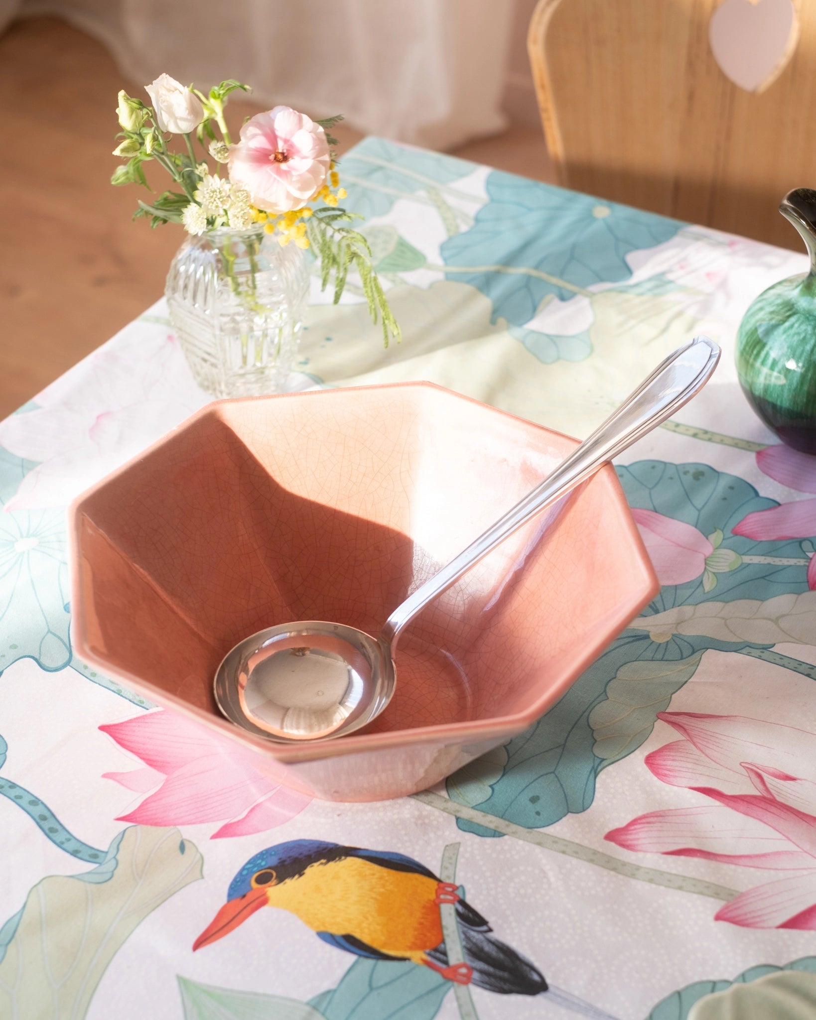 Grande louche en métal argenté - Silly & Billy