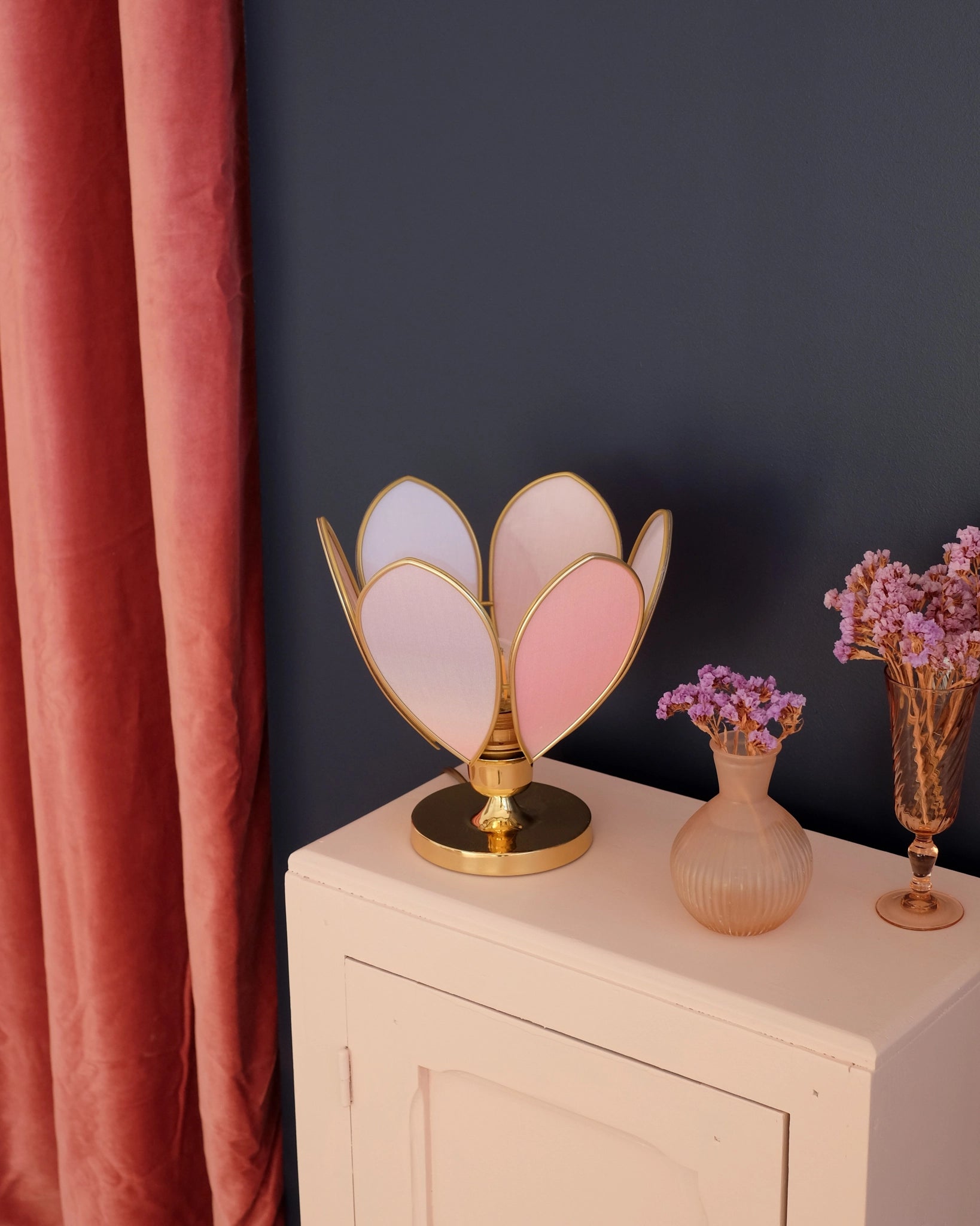 Lampe Fleur à poser - Été indien et doré - Silly & Billy