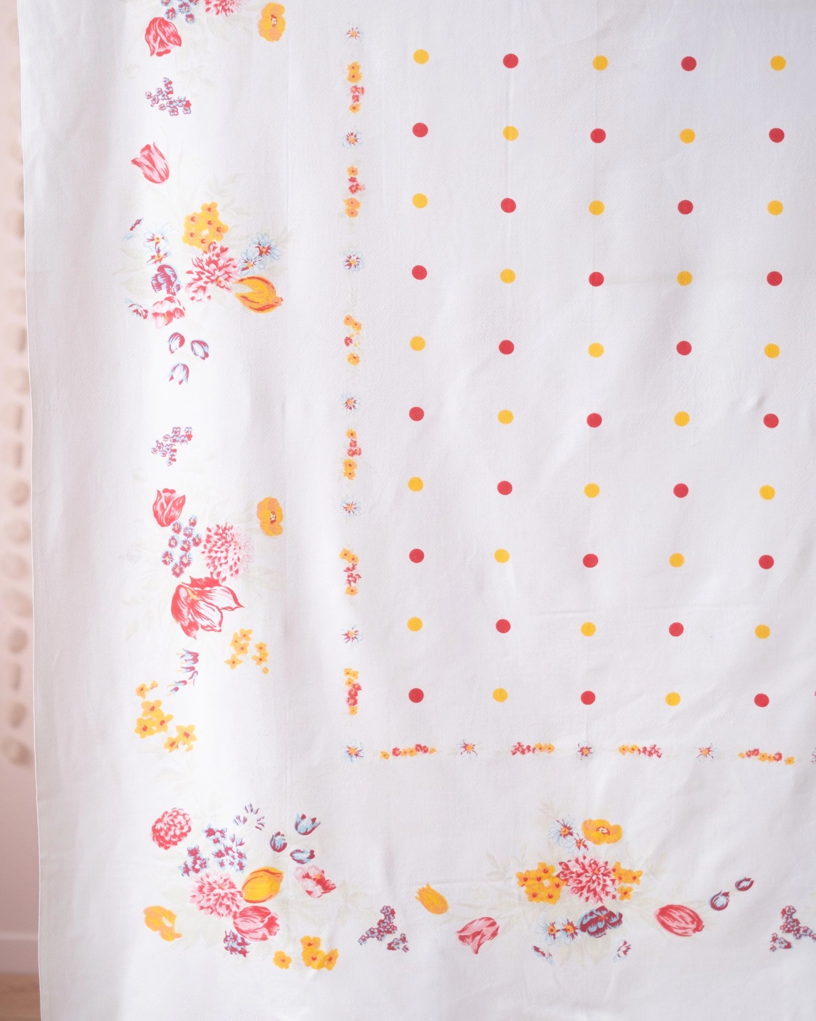 Nappe vintage à pois et fleurs - Silly & Billy