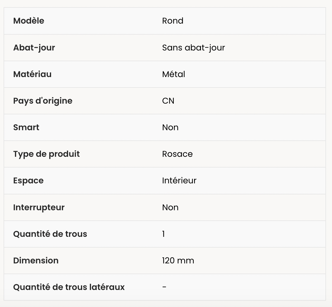 Pavillon en acier pour plafonniers (2 coloris) - Silly & Billy