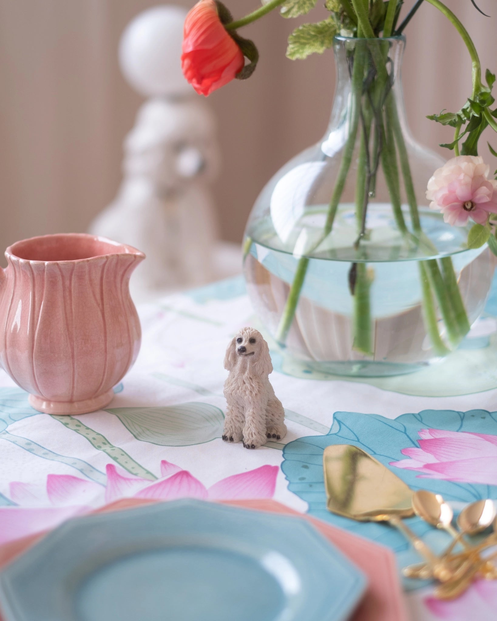 Petite statuette de caniche royal - Silly & Billy