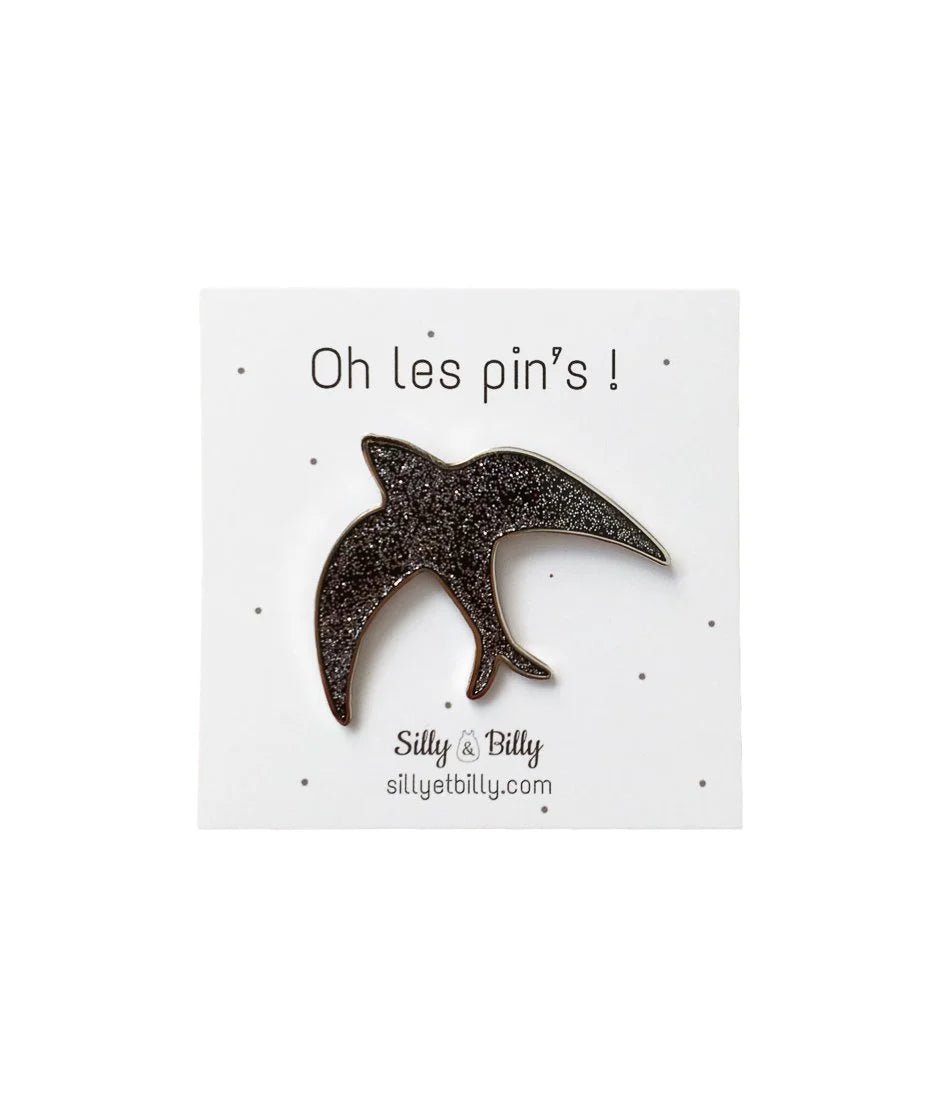 Pins Hirondelle Glitter - Silly & Billy