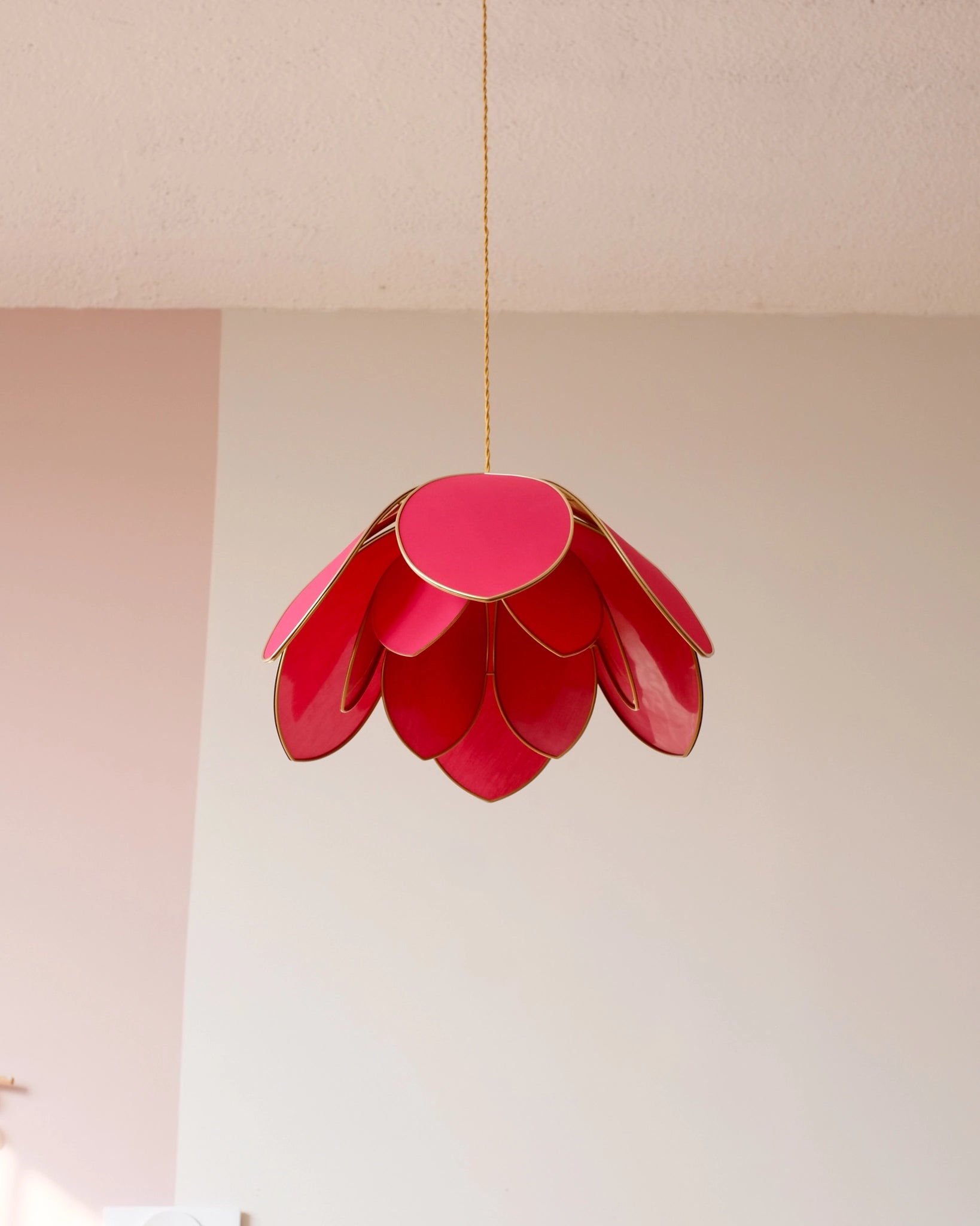 Suspension Fleur double - Rose des bois - Silly & Billy