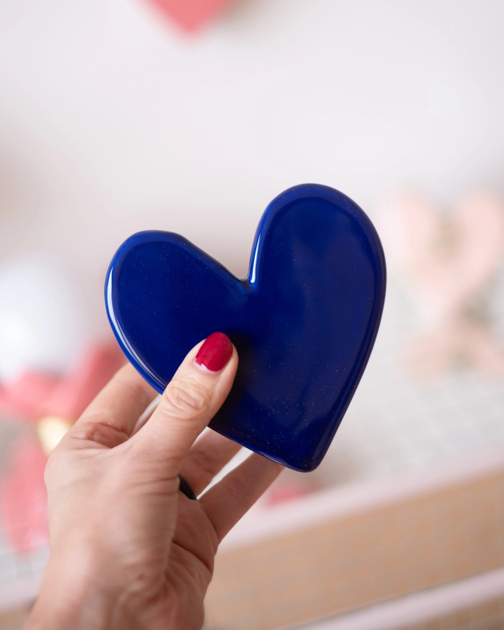 Vase mural Coeur - Bleu nuit - Silly & Billy