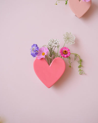 Vase mural Coeur - Grand modèle Malabar