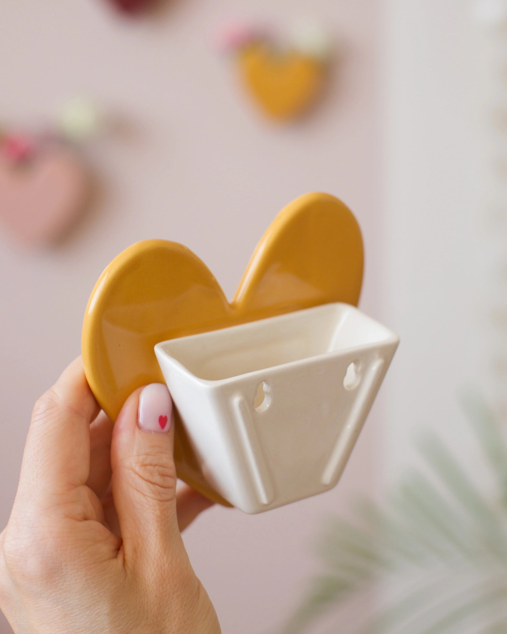 Vase mural Coeur - Honey - Silly & Billy