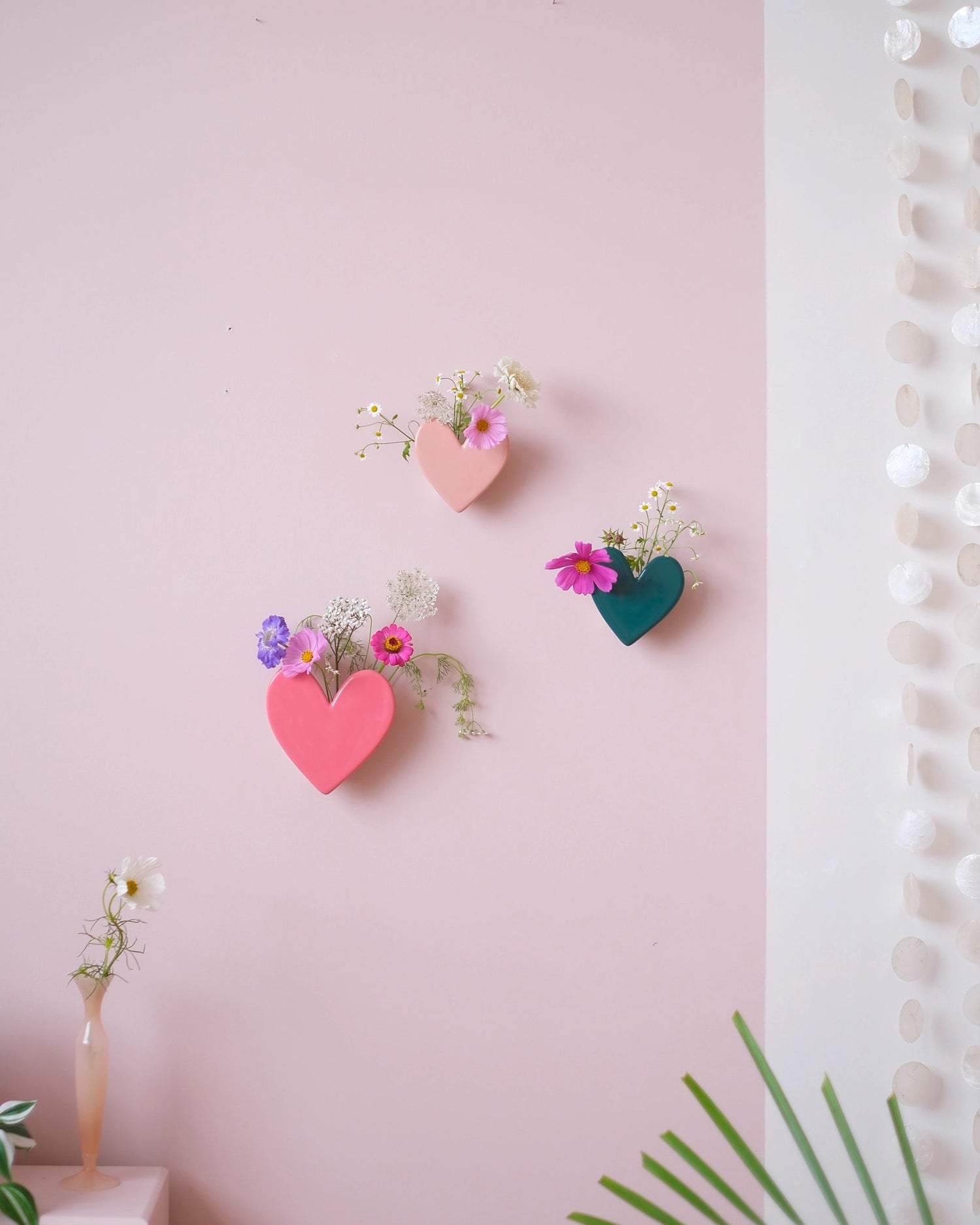 Vase mural Coeur - Nude - Silly & Billy