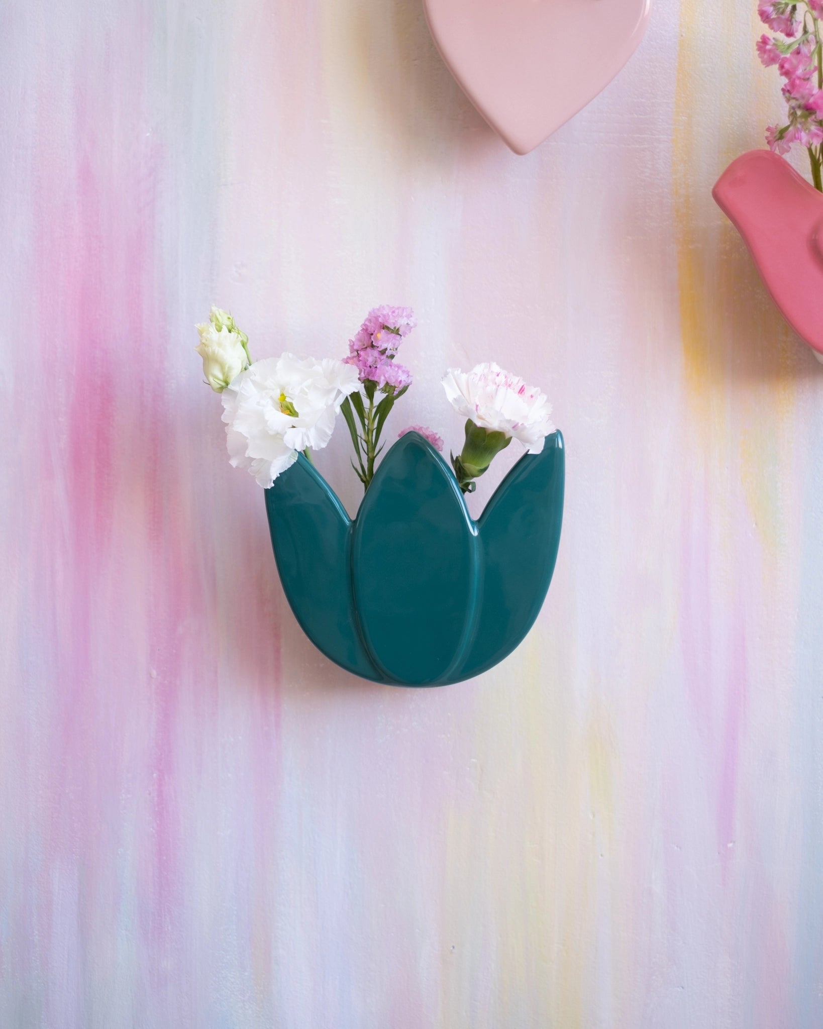 Vase mural Tulipe - Vert jungle - Silly & Billy