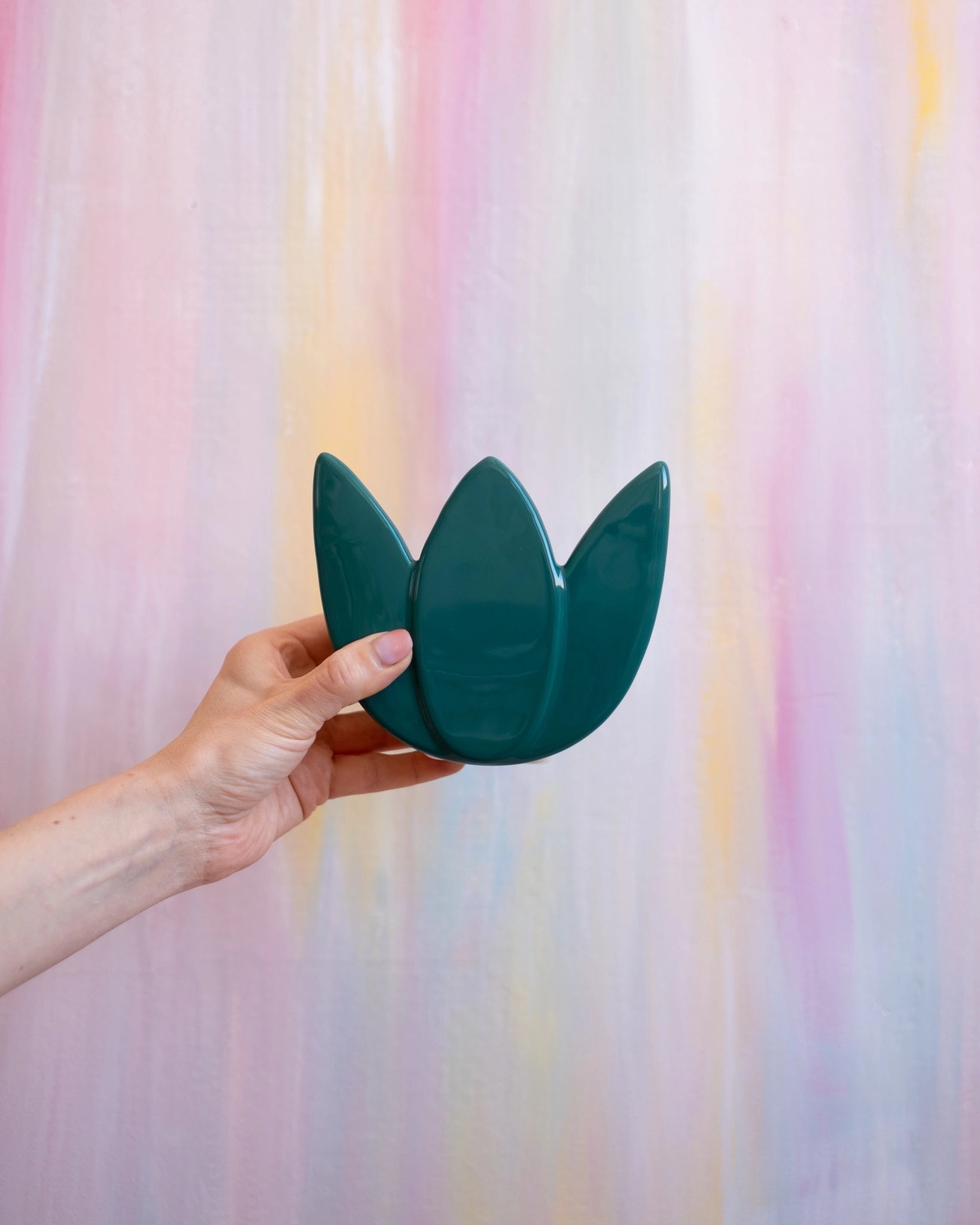 Vase mural Tulipe - Vert jungle - Silly & Billy