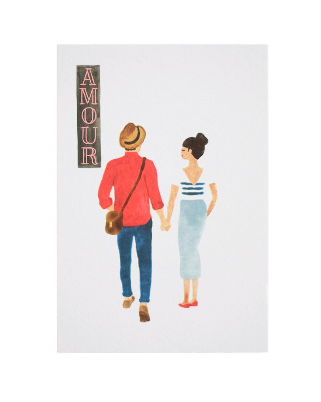 Carte postale Amoureux