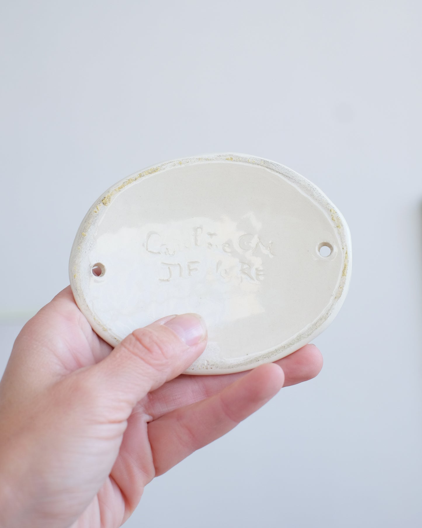 Anciennes plaques en porcelaine émaillée - Différents motifs au choix