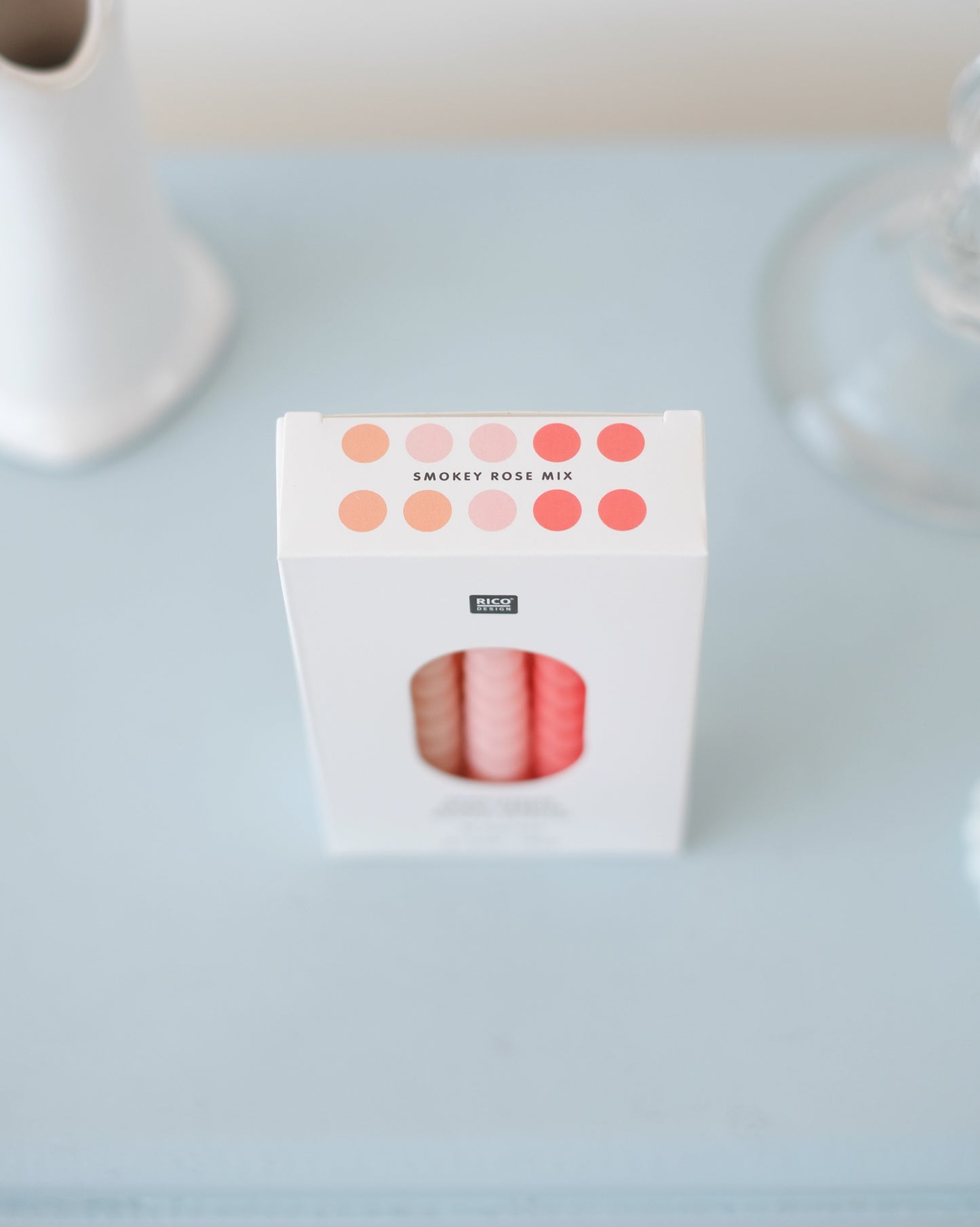 10 petites bougies torsadées - Tons de rose