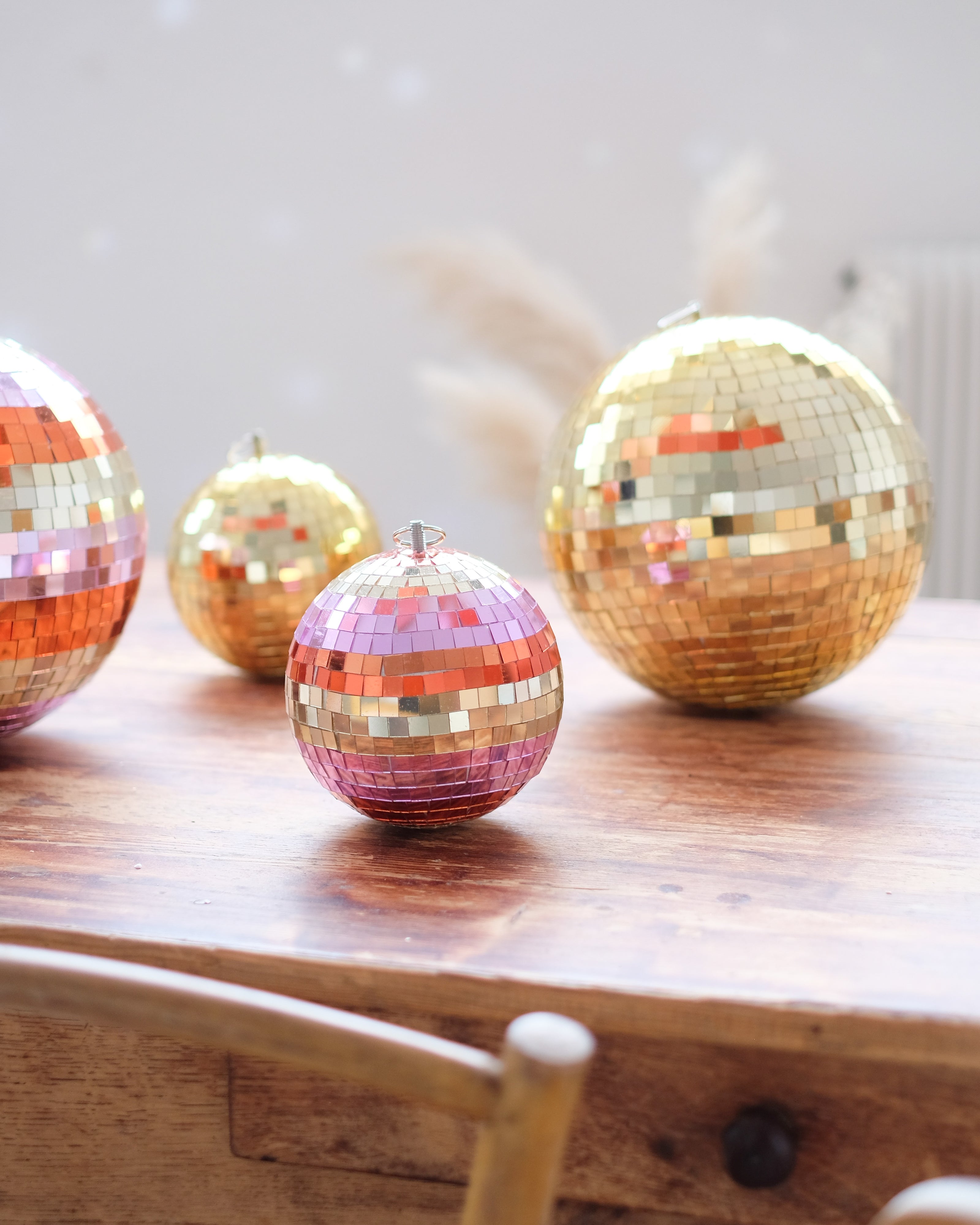 Boule à facettes Multicolore Rose - PM - Silly & Billy