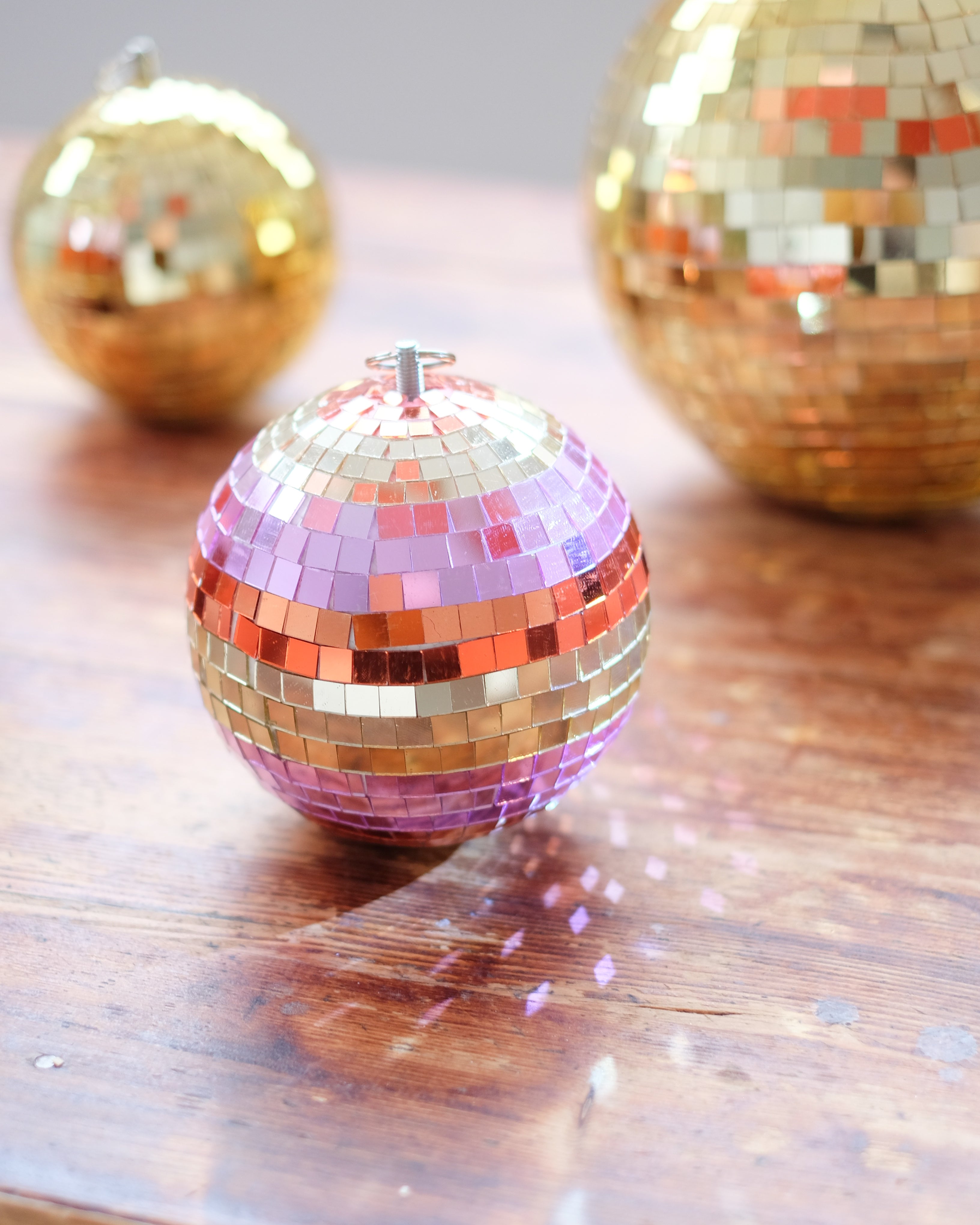 Boule à facettes Multicolore Rose - PM - Silly & Billy