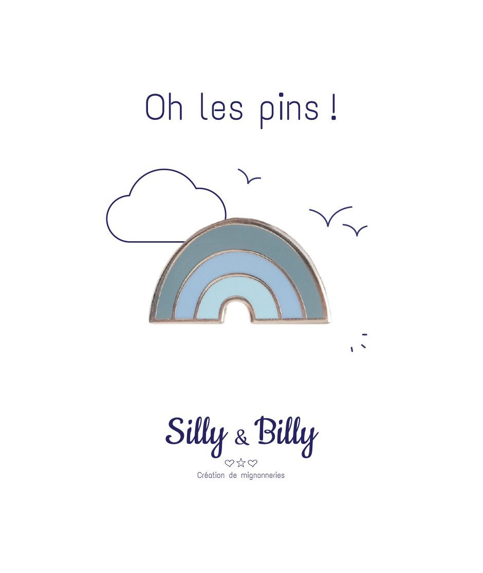 Pins Arc en ciel Mint - Silly & Billy