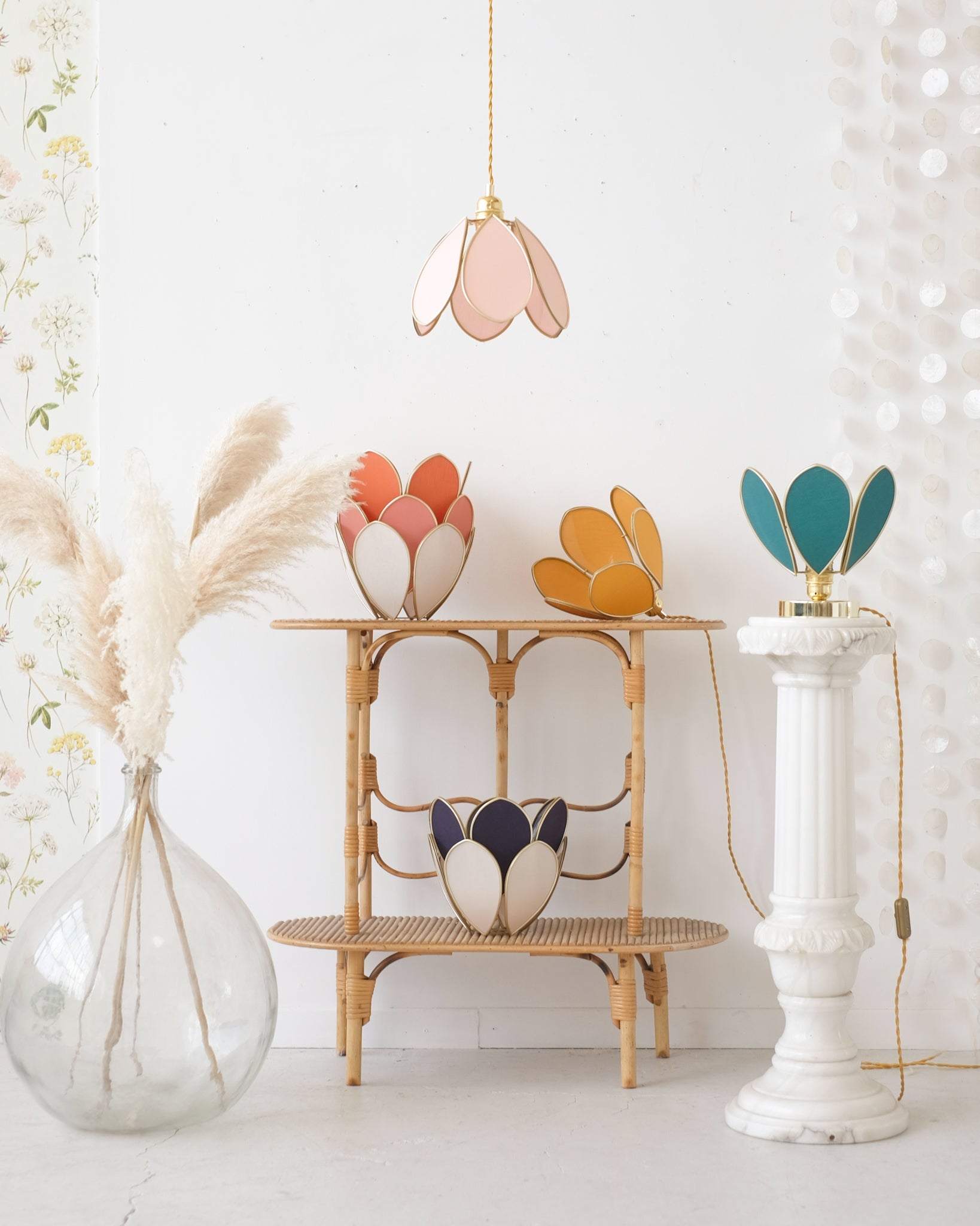 Baladeuses et lampes fleurs à poser - Silly & Billy