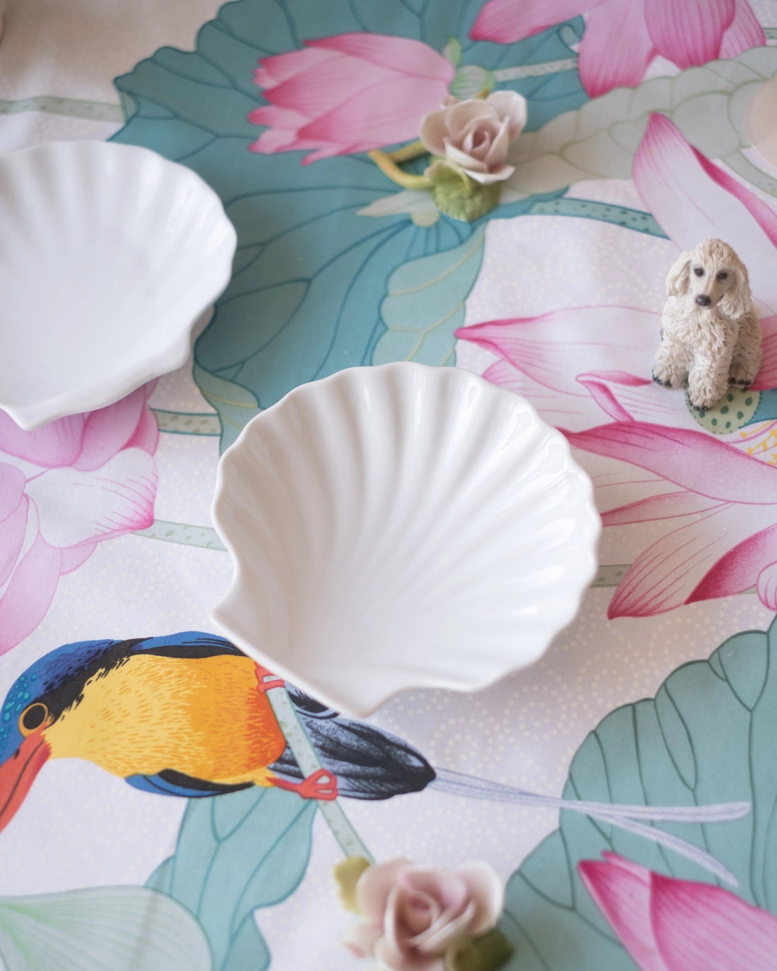 2 coupes coquillage vintage en porcelaine - Silly &amp; Billy