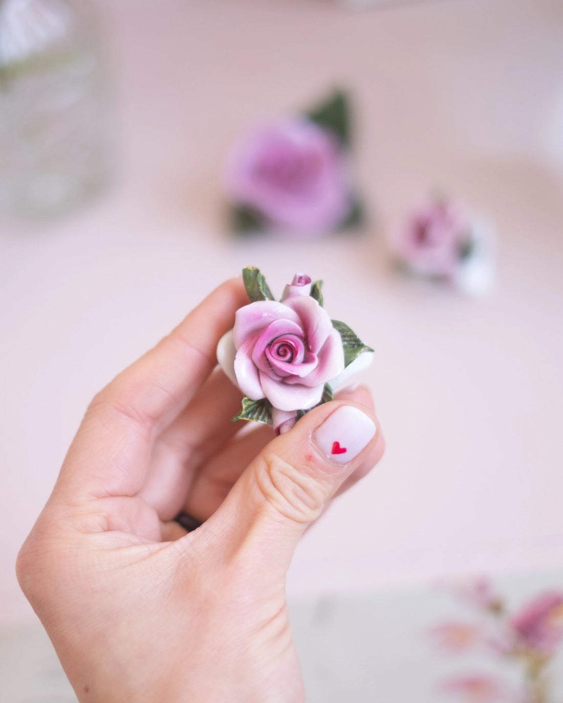 2 décorations de table en porcelaine - Silly &amp; Billy
