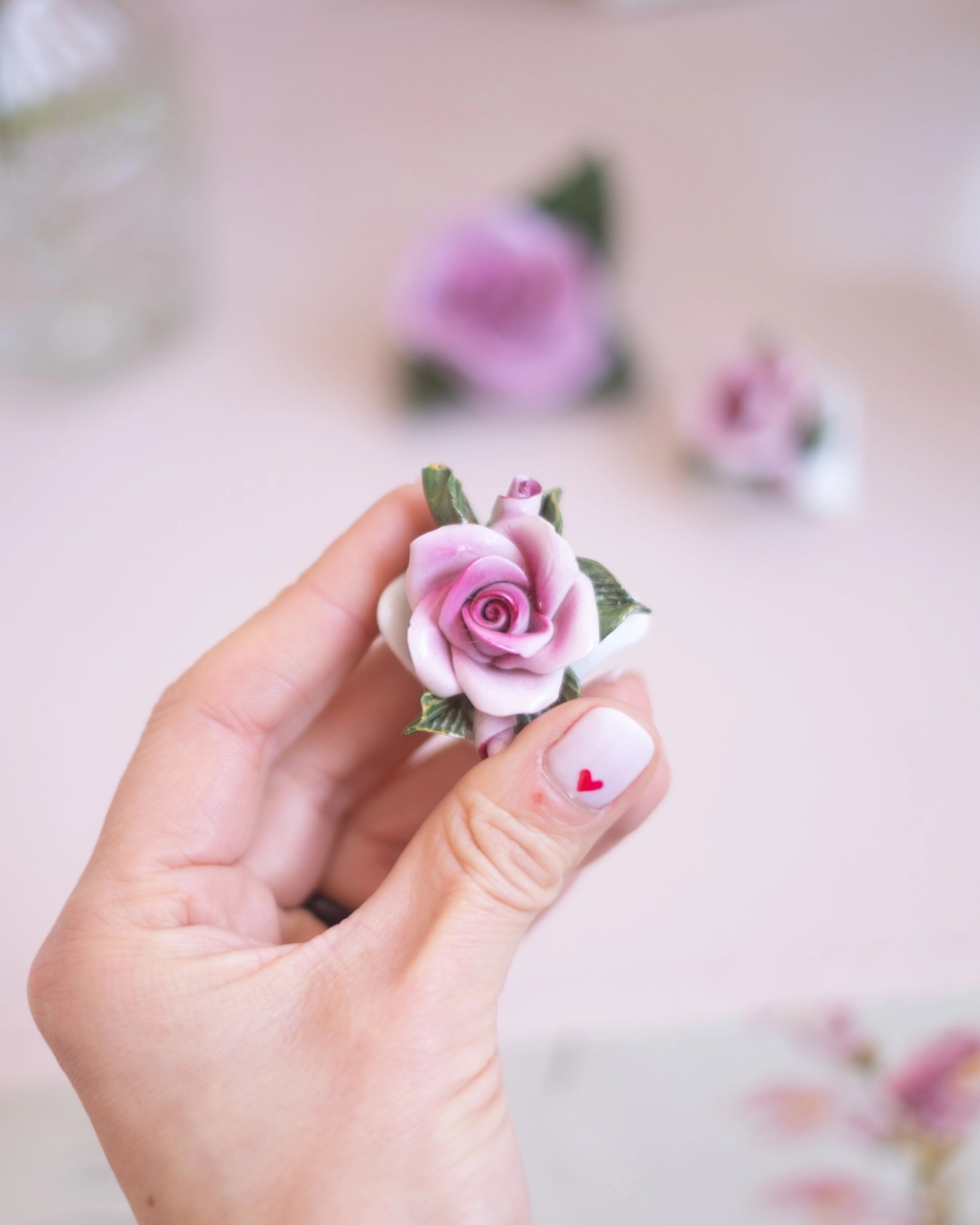 2 décorations de table en porcelaine - Silly &amp; Billy