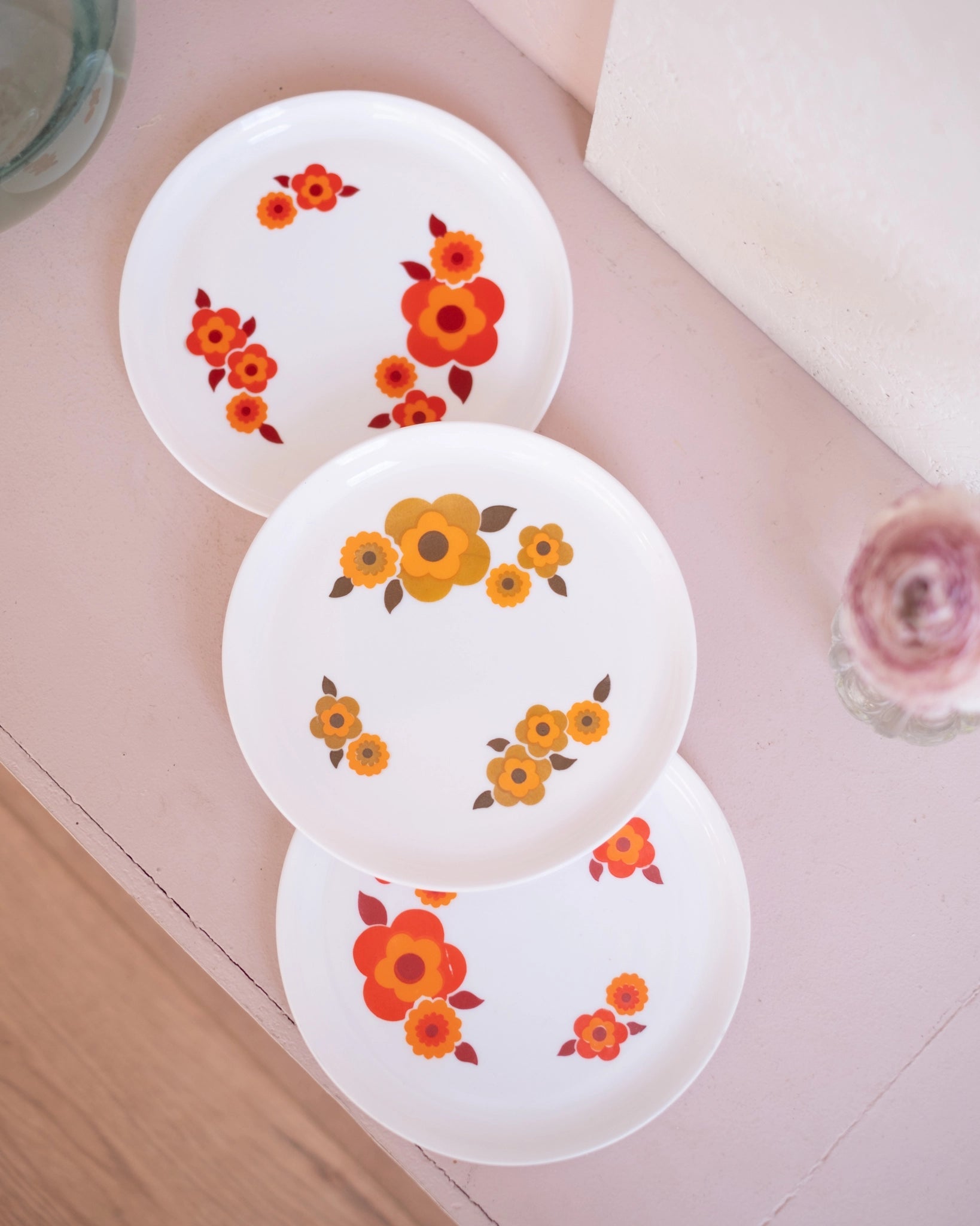 3 assiettes Arcopal vintage - Silly &amp; Billy