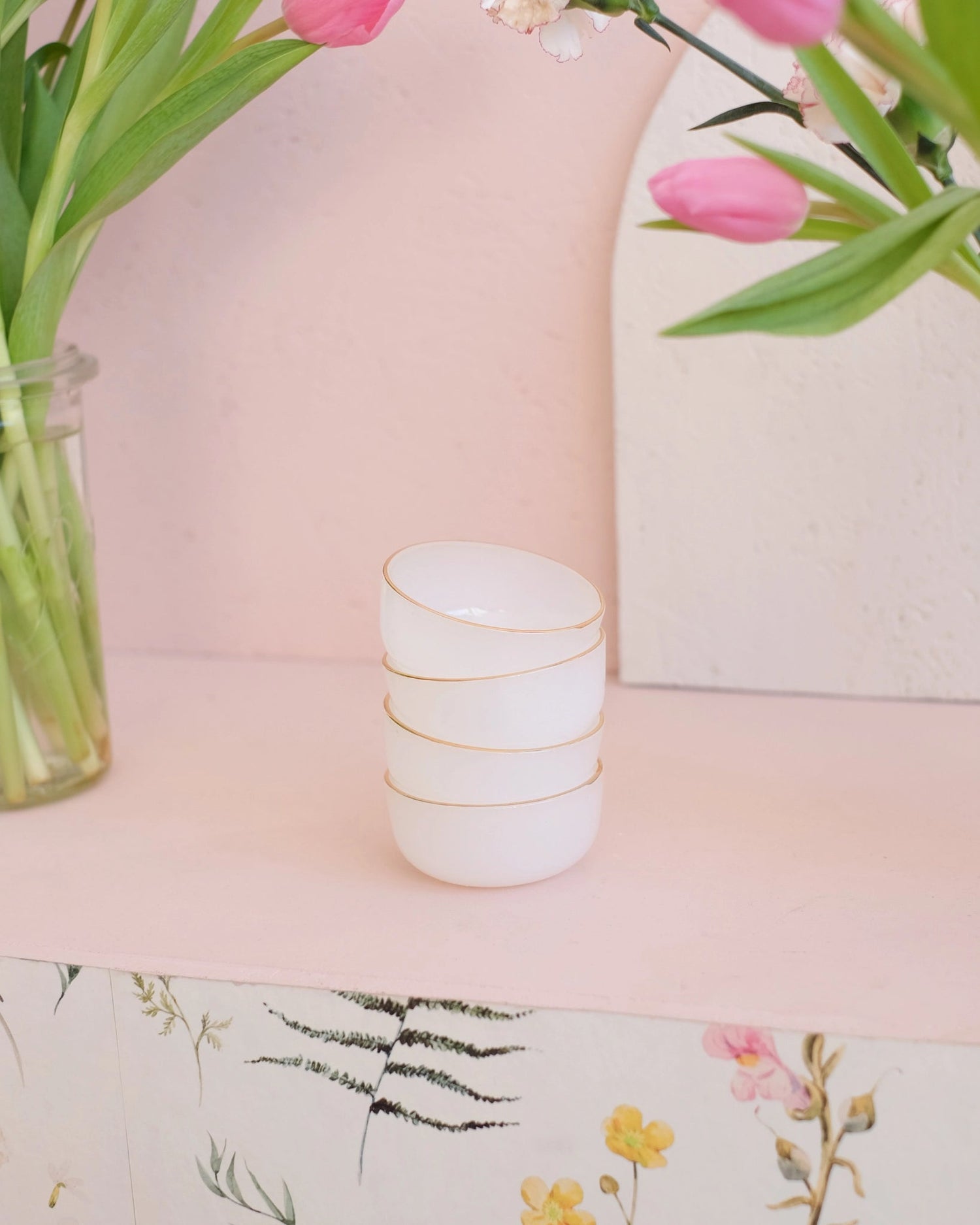 4 petites coupelles en opaline Huilor - Silly &amp; Billy