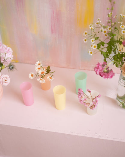 5 gobelets Tupperware vintage - Silly &amp; Billy