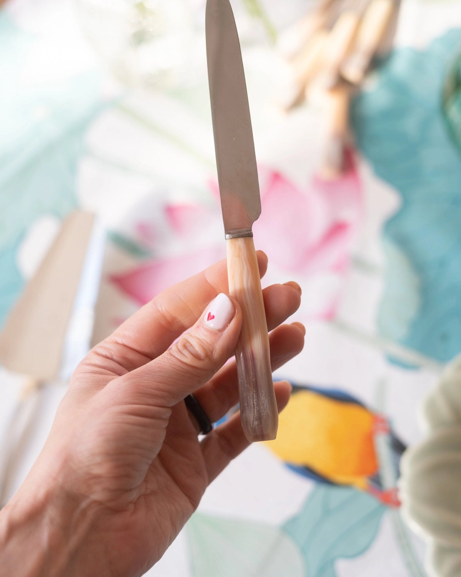 6 anciens couteaux à dessert - Silly &amp; Billy