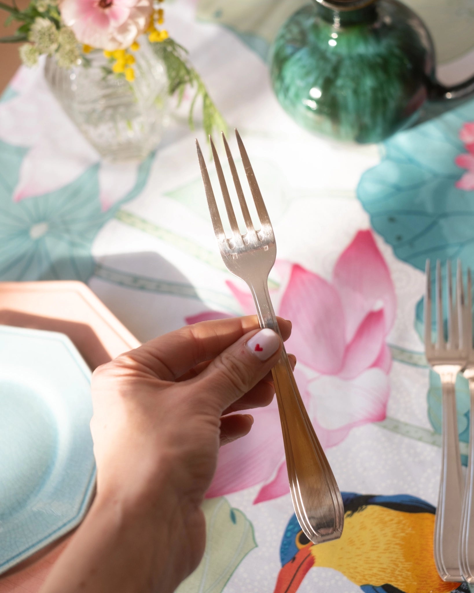 6 fourchettes en métal argenté - Silly &amp; Billy