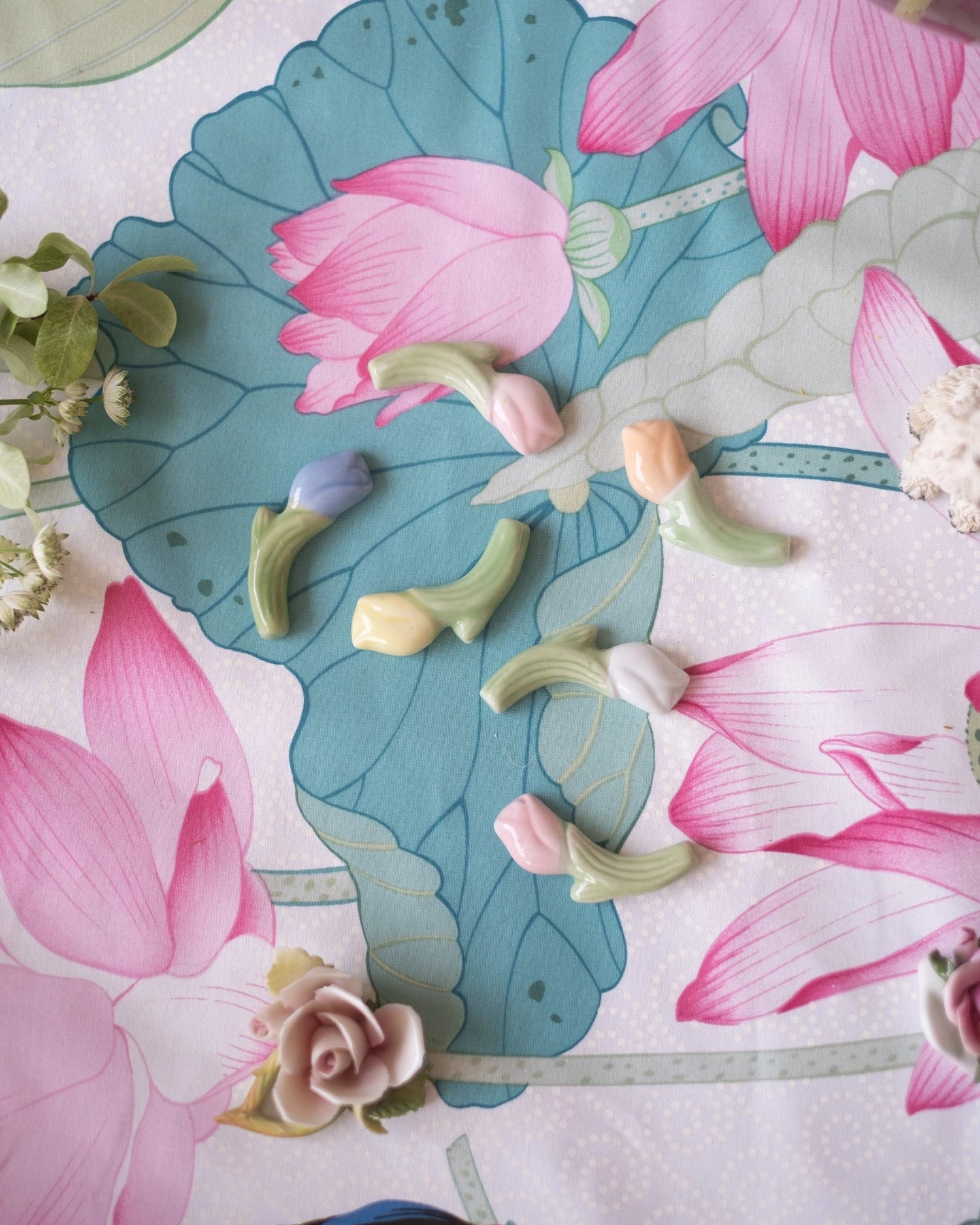 6 porte - couteaux tulipes en céramique - Silly &amp; Billy