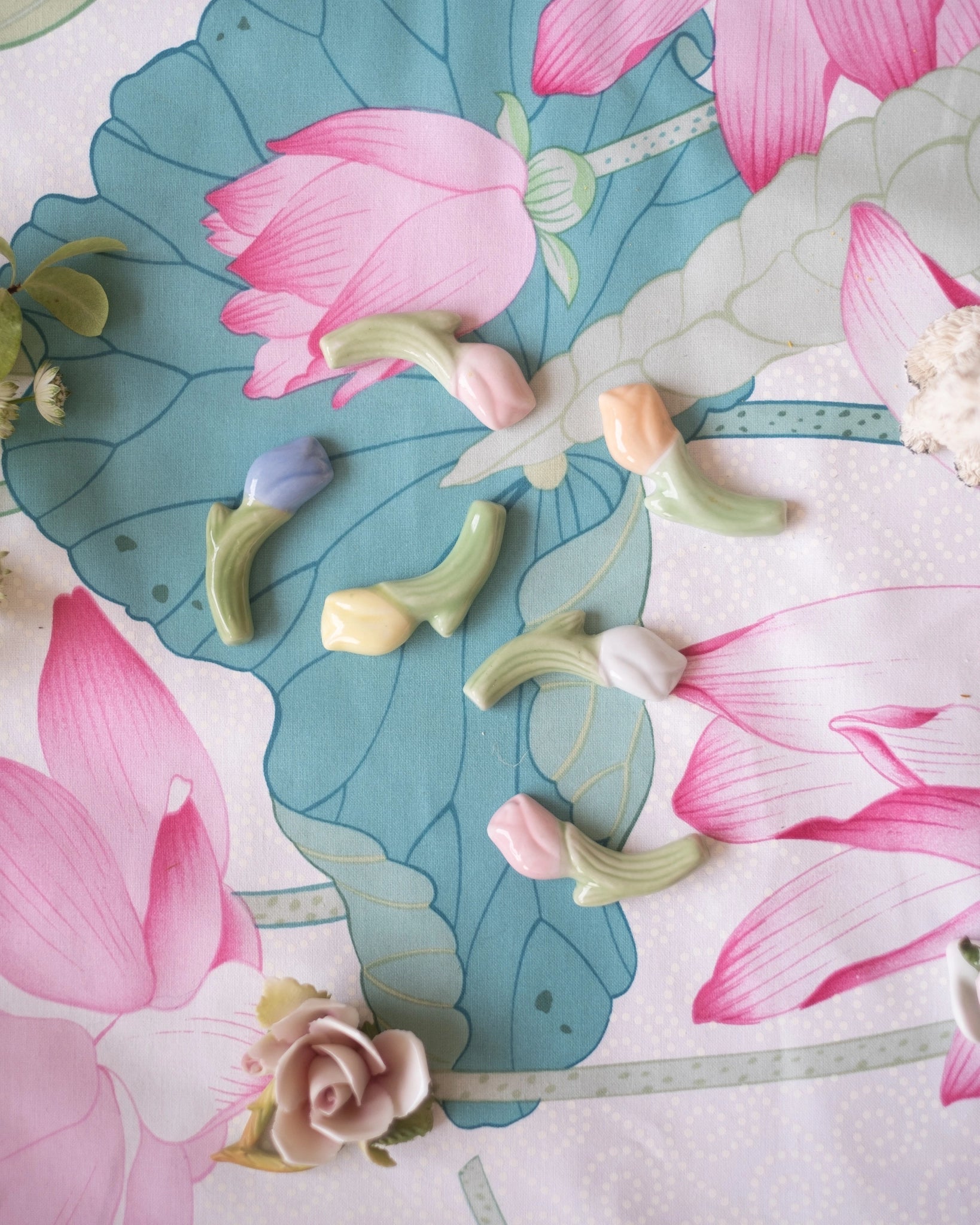 6 porte - couteaux tulipes en céramique - Silly &amp; Billy