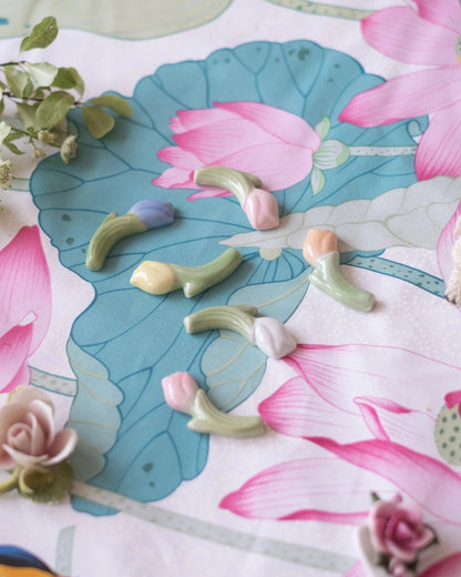 6 porte - couteaux tulipes en céramique - Silly &amp; Billy