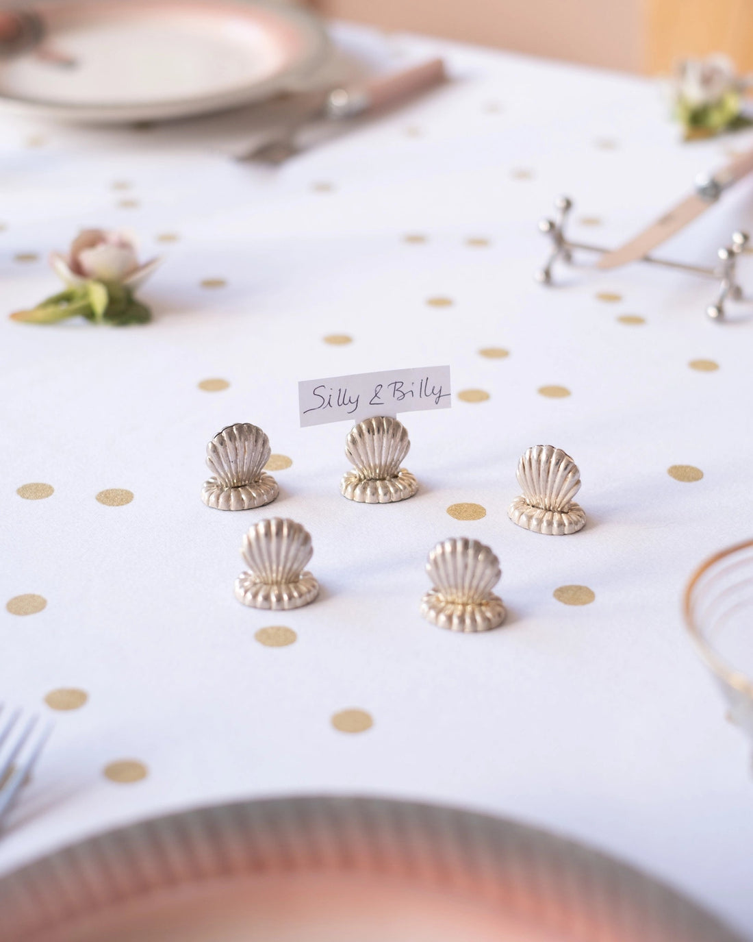 6 porte - noms coquillage vintage - Silly &amp; Billy