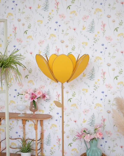 Abat-jour Fleur pour lampadaire - Double Mimosa