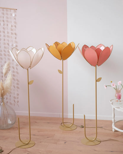 Abat-jour Fleur pour lampadaire - Double Honey