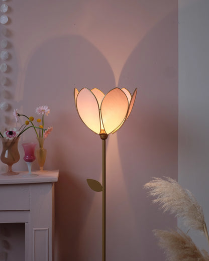 Abat-jour Fleur pour lampadaire - Simple Blush