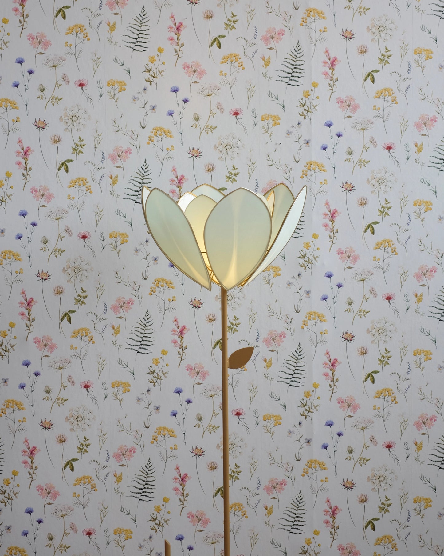 Abat-jour Fleur pour lampadaire - Double Menthe fraîche