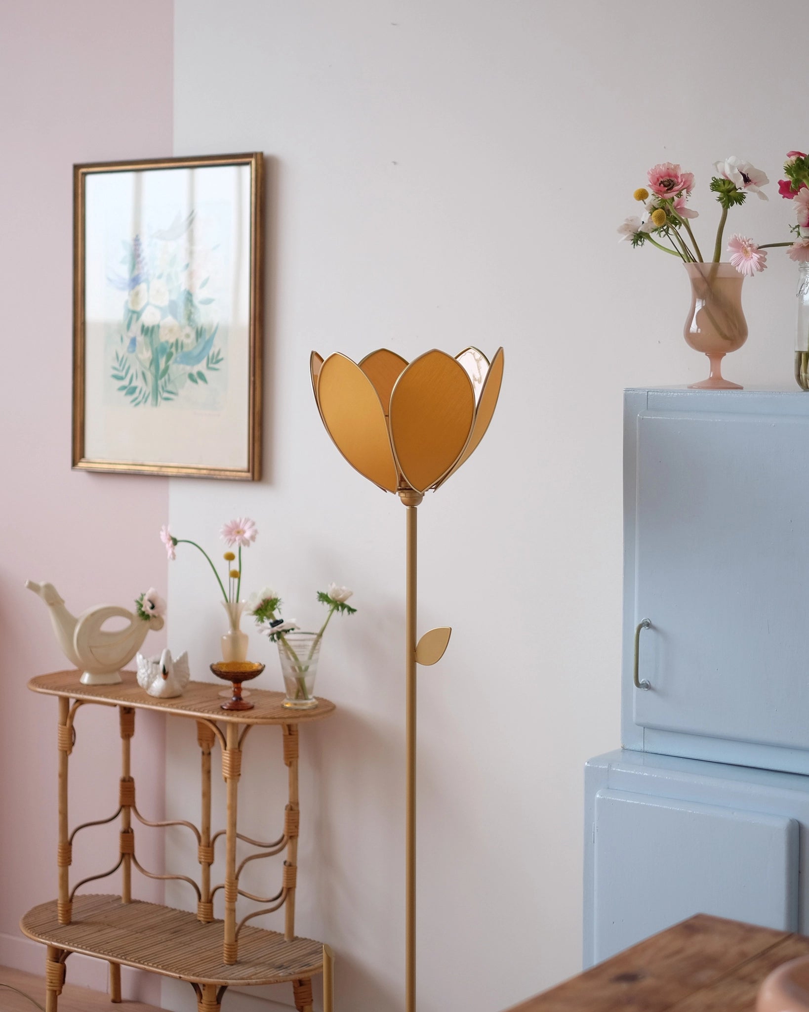 Abat-jour Fleur pour lampadaire - Simple Honey