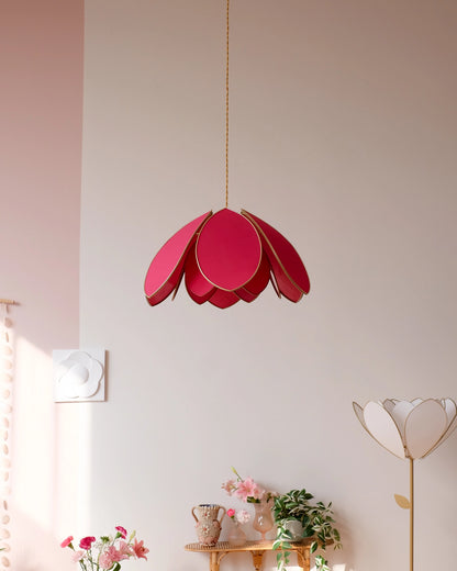 Suspension Fleur double - Rose des bois