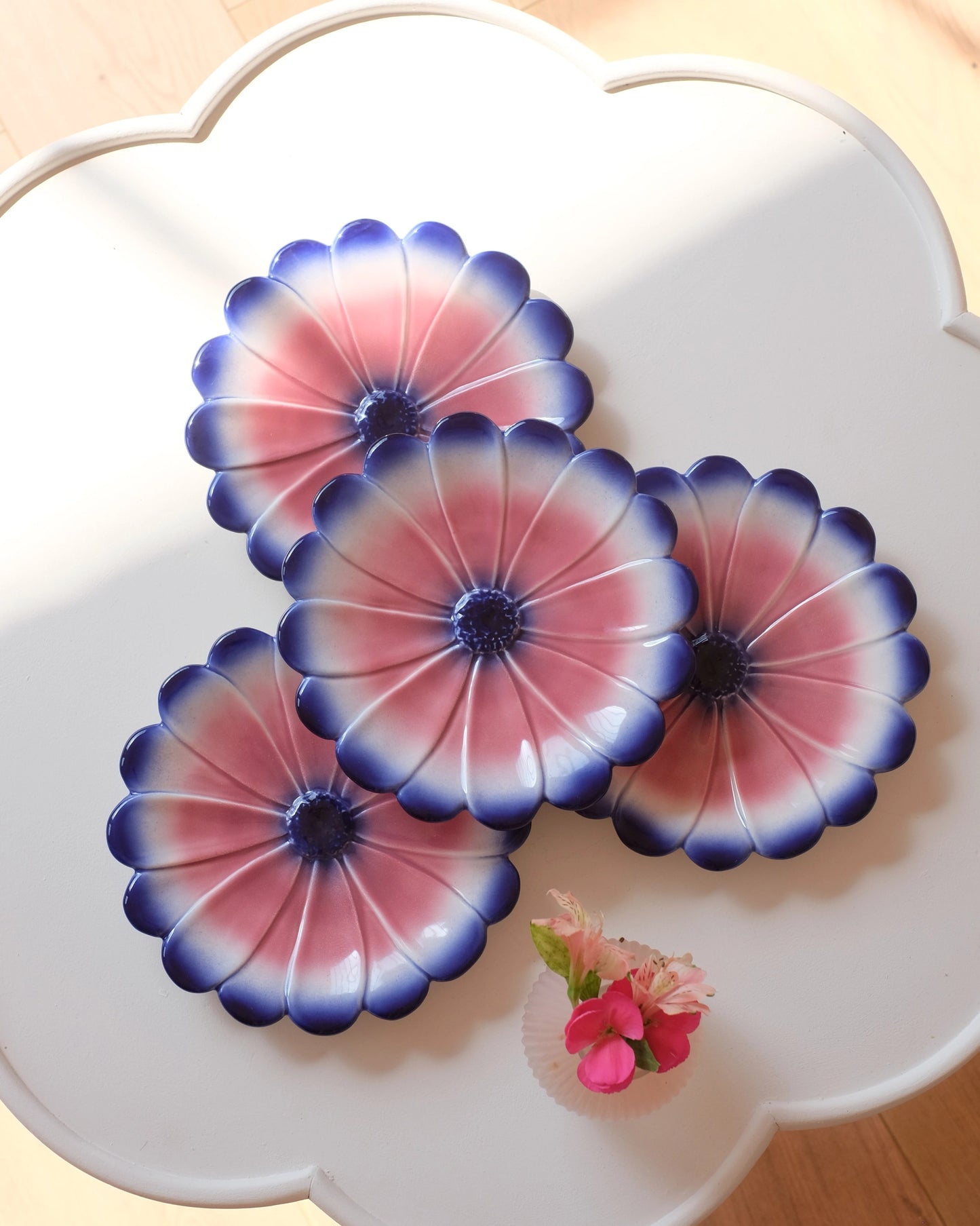 4 grandes assiettes Marigold - Cobalt