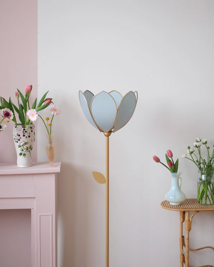 Abat-jour Fleur pour lampadaire - Simple Sauge