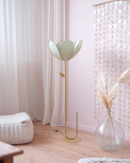 Abat-jour Fleur pour lampadaire - Double Eucalyptus