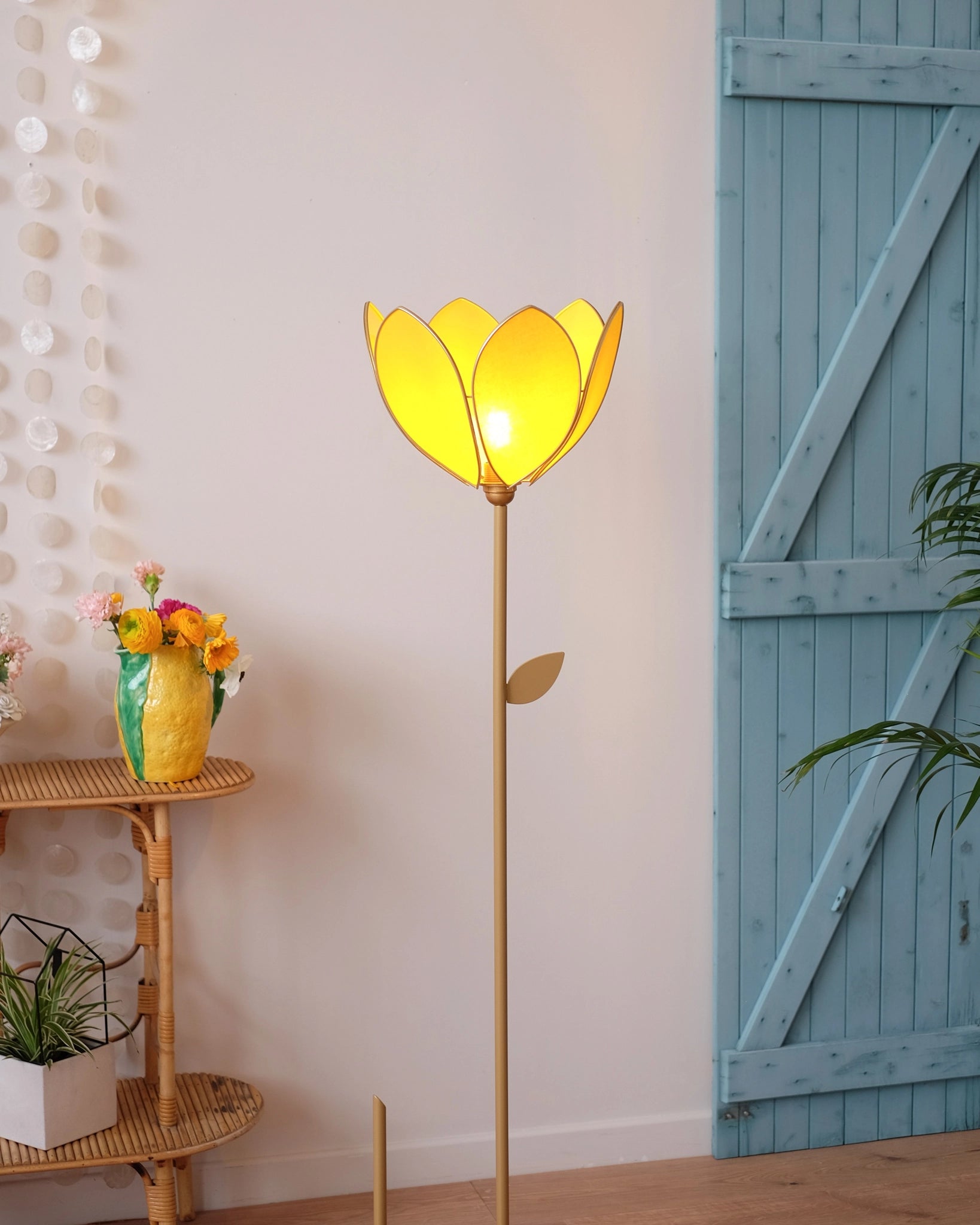 Abat-jour Fleur pour lampadaire - Simple Mimosa