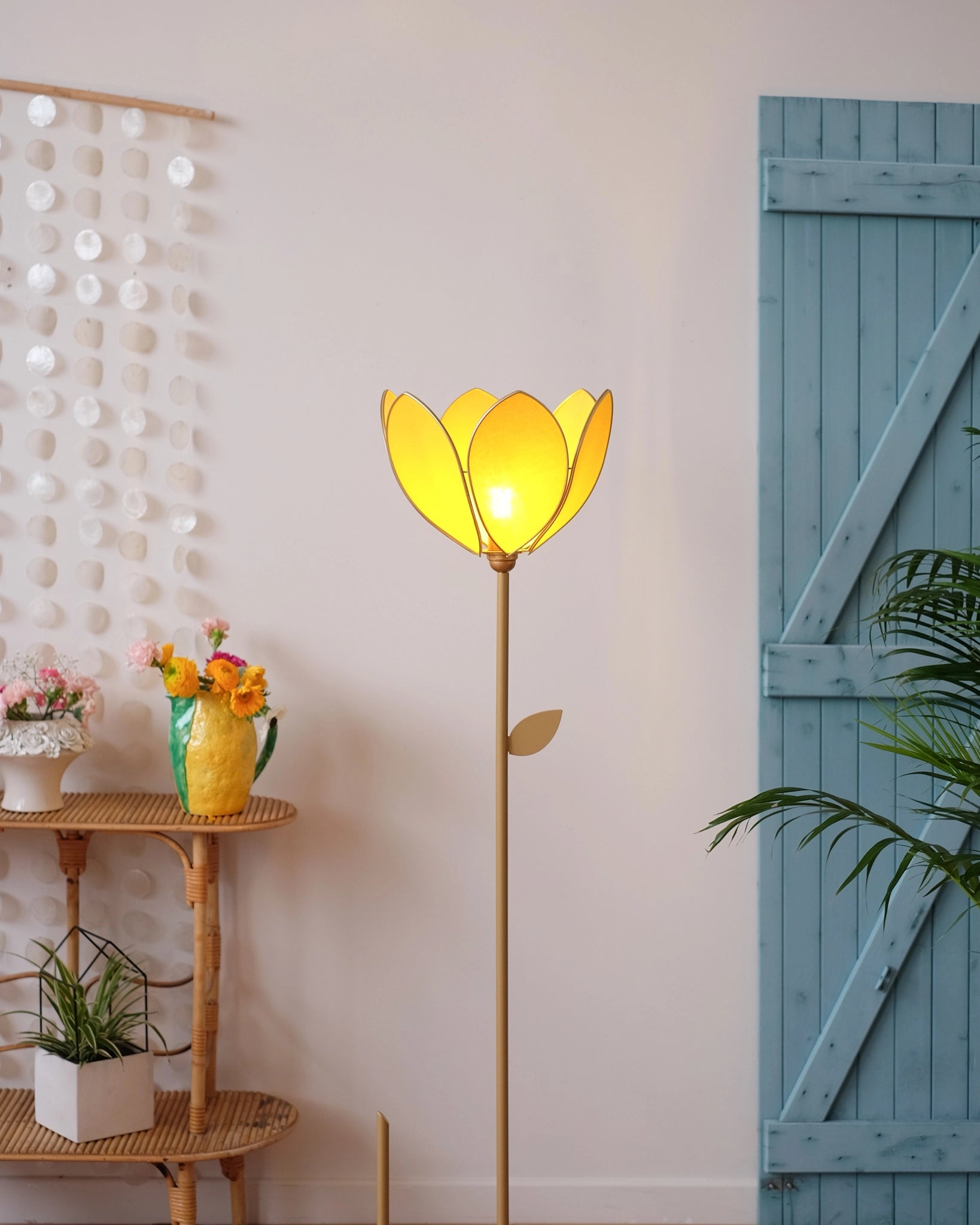 Abat-jour Fleur pour lampadaire - Simple Mimosa