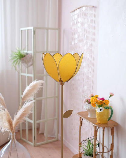 Abat-jour Fleur pour lampadaire - Simple Mimosa