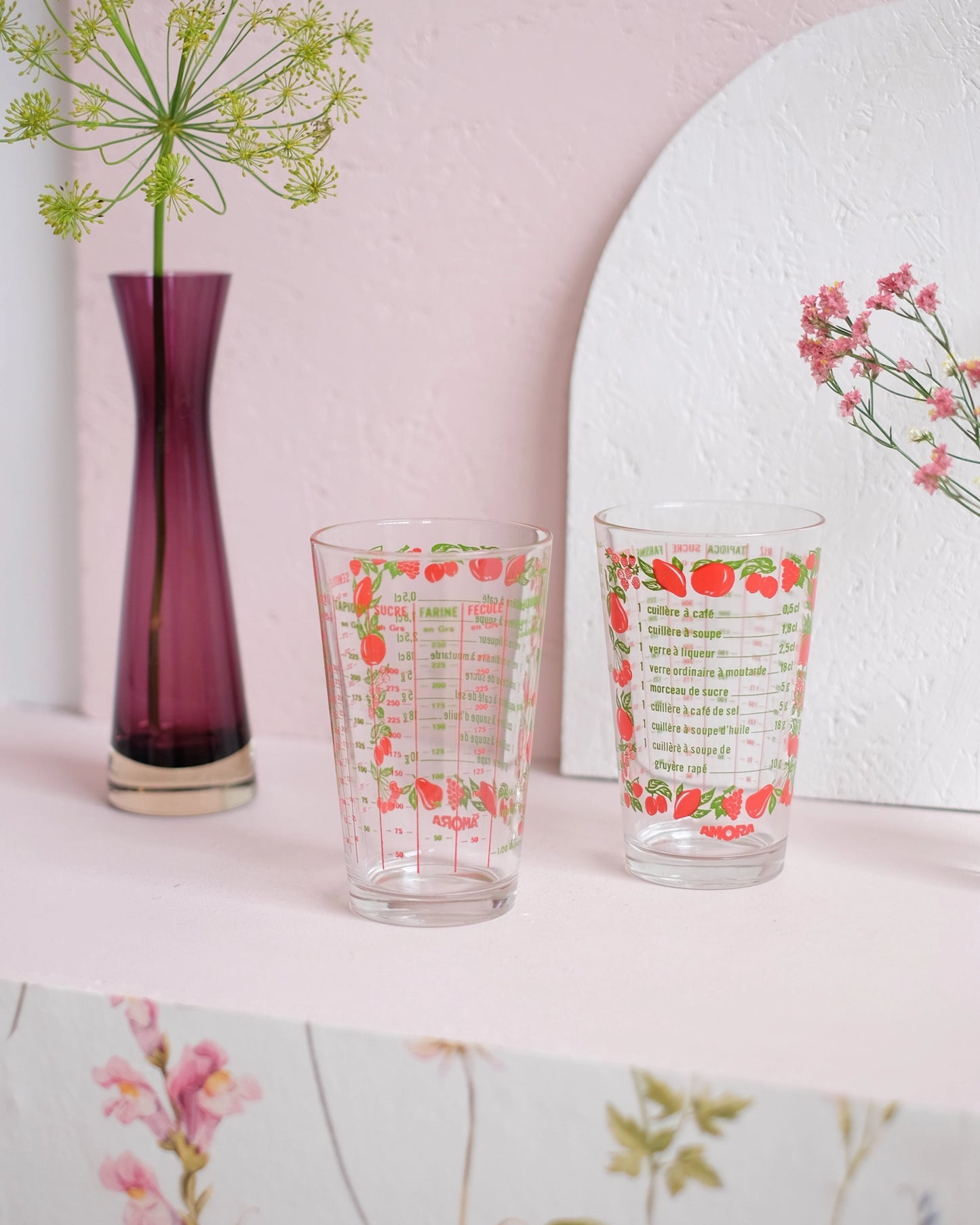 Verre doseur Amora vintage