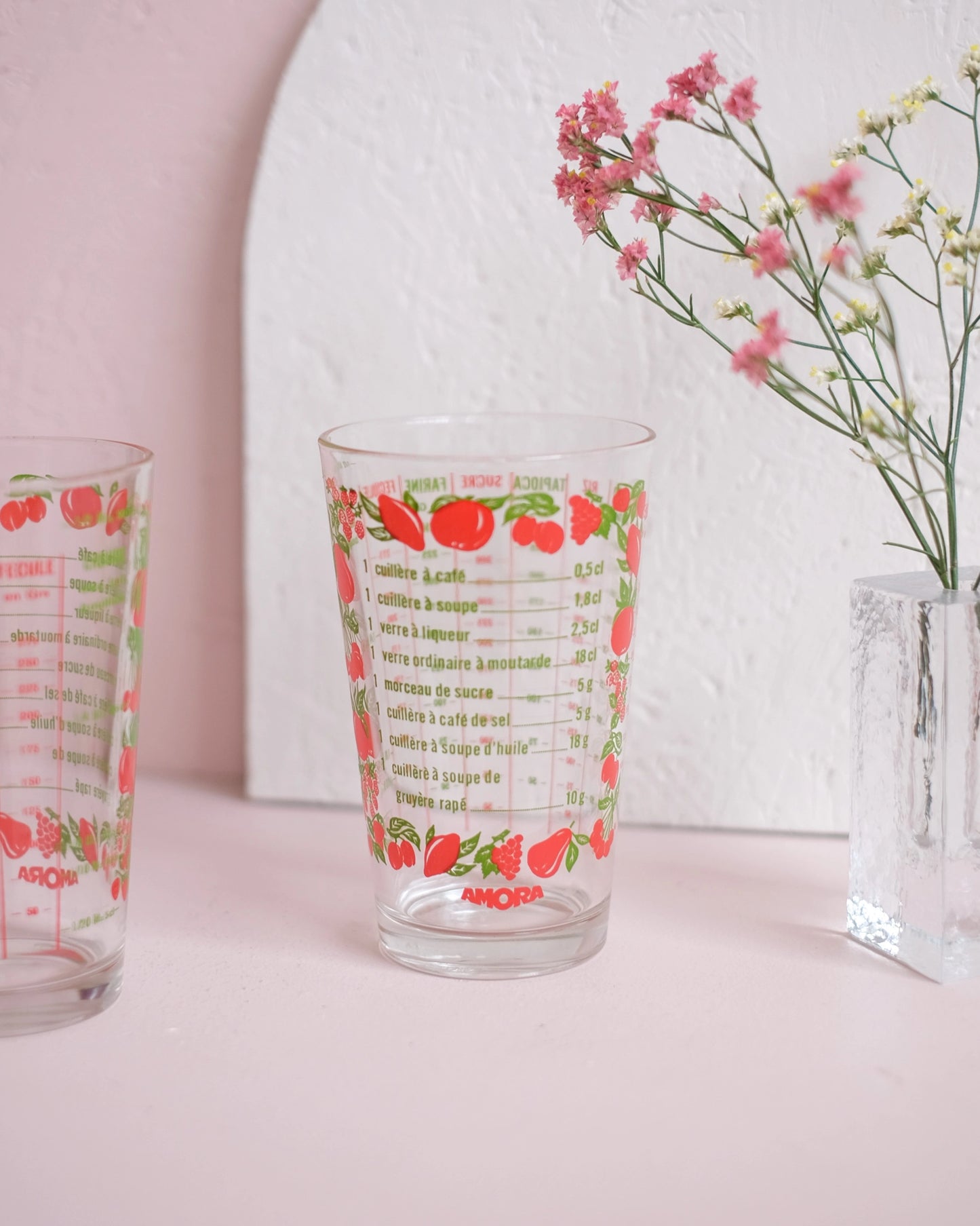 Verre doseur Amora vintage