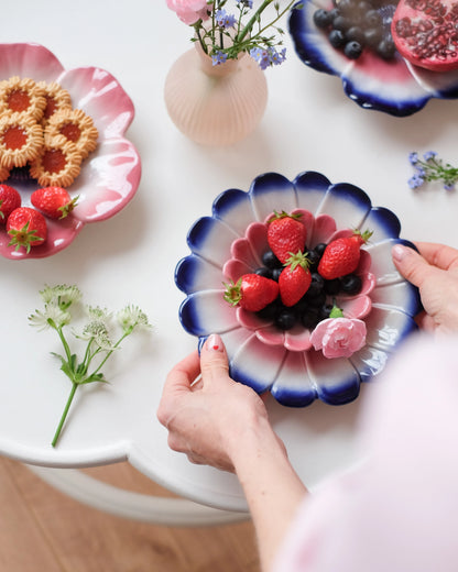 Grande assiette Marigold - Cobalt