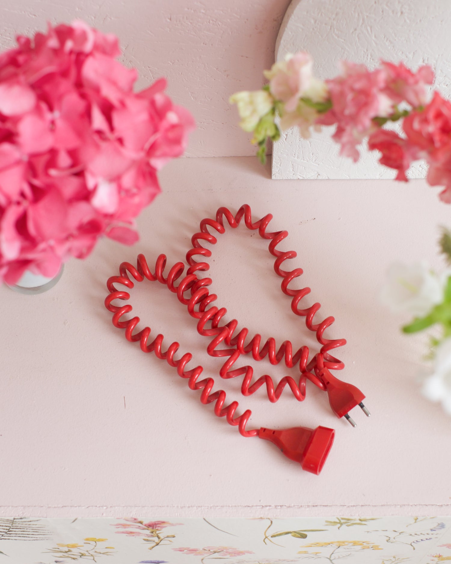 Rallonge extensible vintage rouge