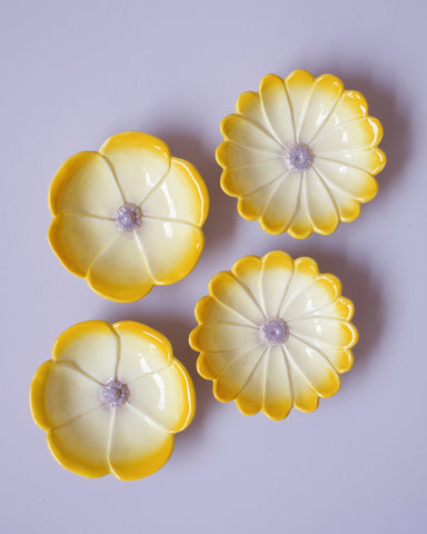 4 petites coupes Marigold  & Poppy - Mimosa