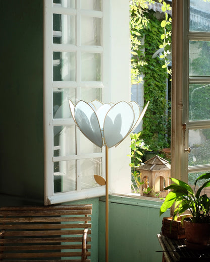 Abat-jour Fleur pour lampadaire - Double Sauge